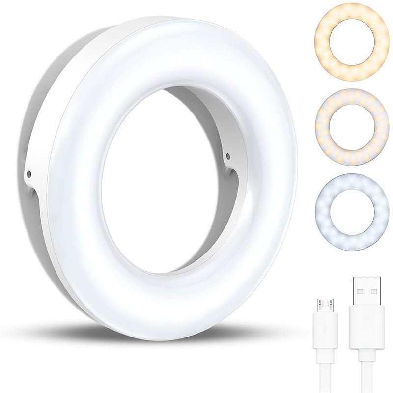 Photography Lighting Overhead - Portable LED Clip Ring Light 40