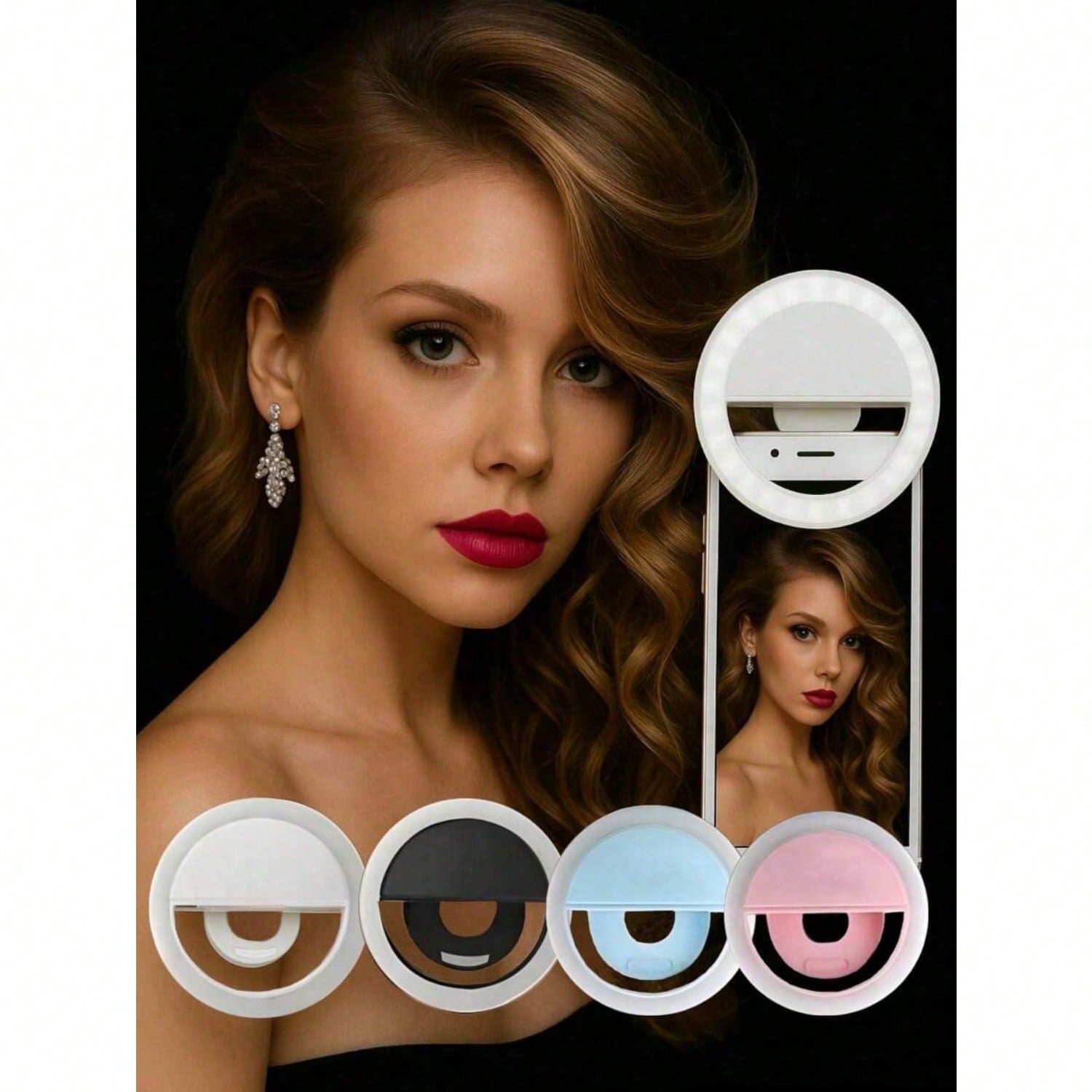 Photography Lighting Overhead - Flash sale 1pc Portable LED Selfie