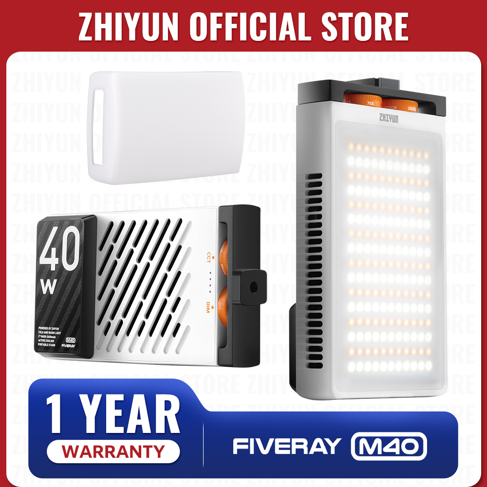 Photography Lighting Outdoor - ZHIYUN Official FIVERAY M40 40W LED