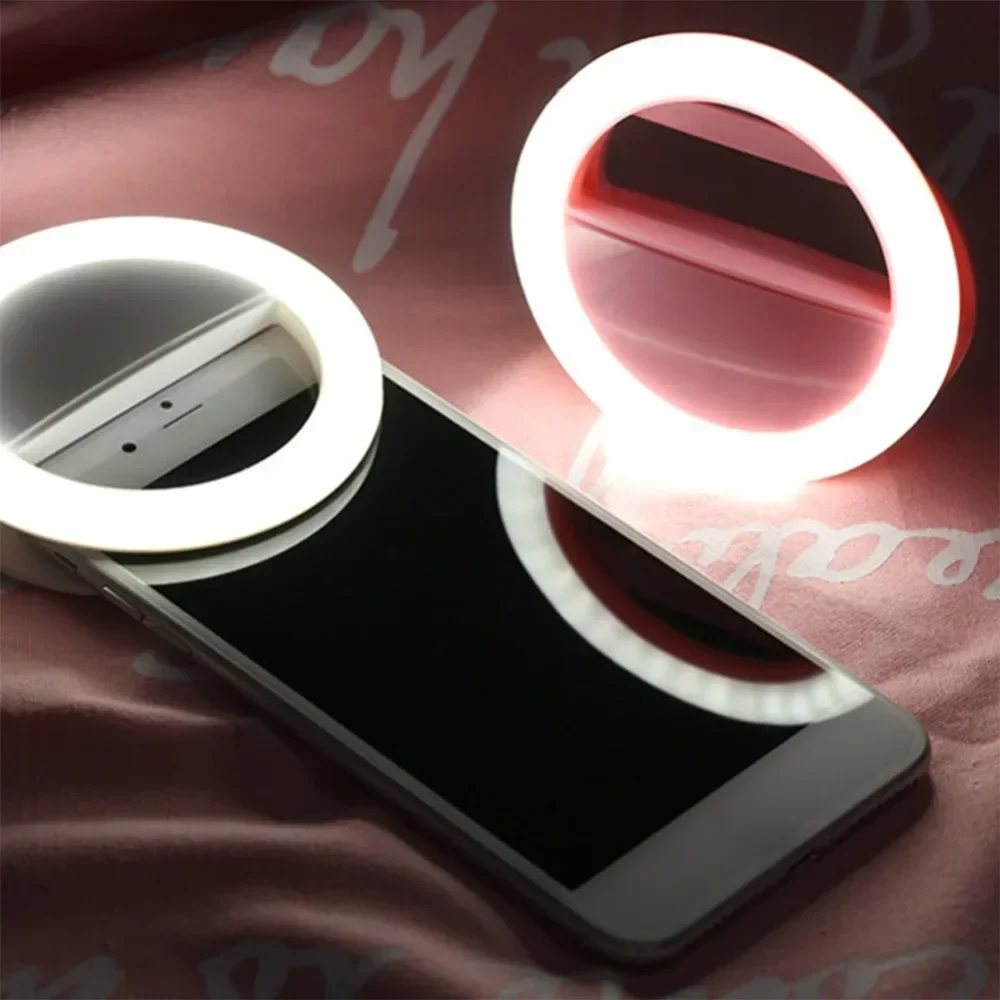 Photography Lighting Overhead - LED Selfie Ring Light Mobile Phone