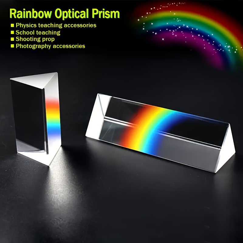 Photography Lighting Tools - Educational Glass Spectral Refraction Prism, Light