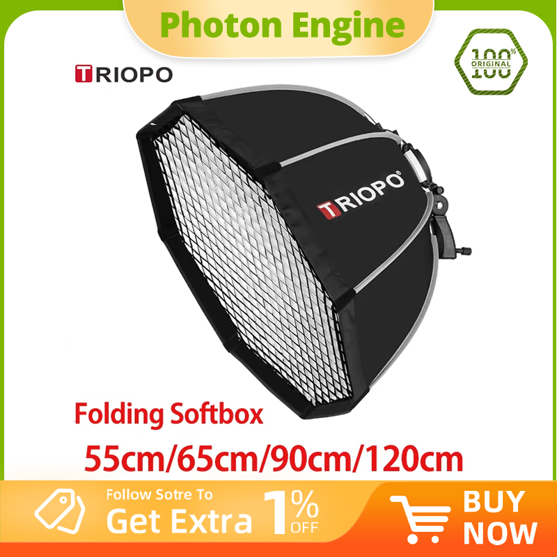 Godox Speedlite Flash - Triopo KS Speedlite Portable Octagon Umbrella