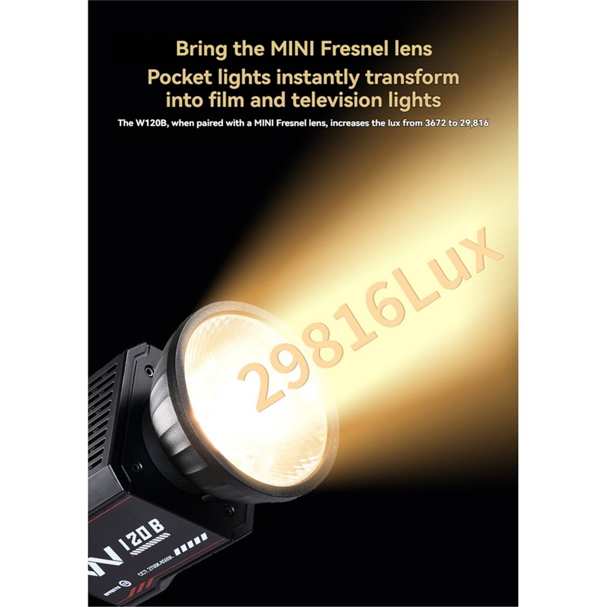 Fresnel Lens Attachment - A49T -80 Mini Fresnel Len 9