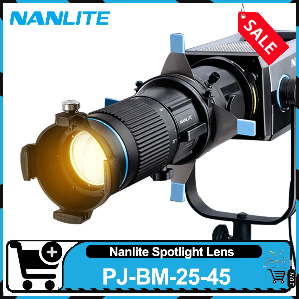 Fresnel Lens Attachment - Nanlite PJ-BM-25-45 Bowens Mount Projection Attachment