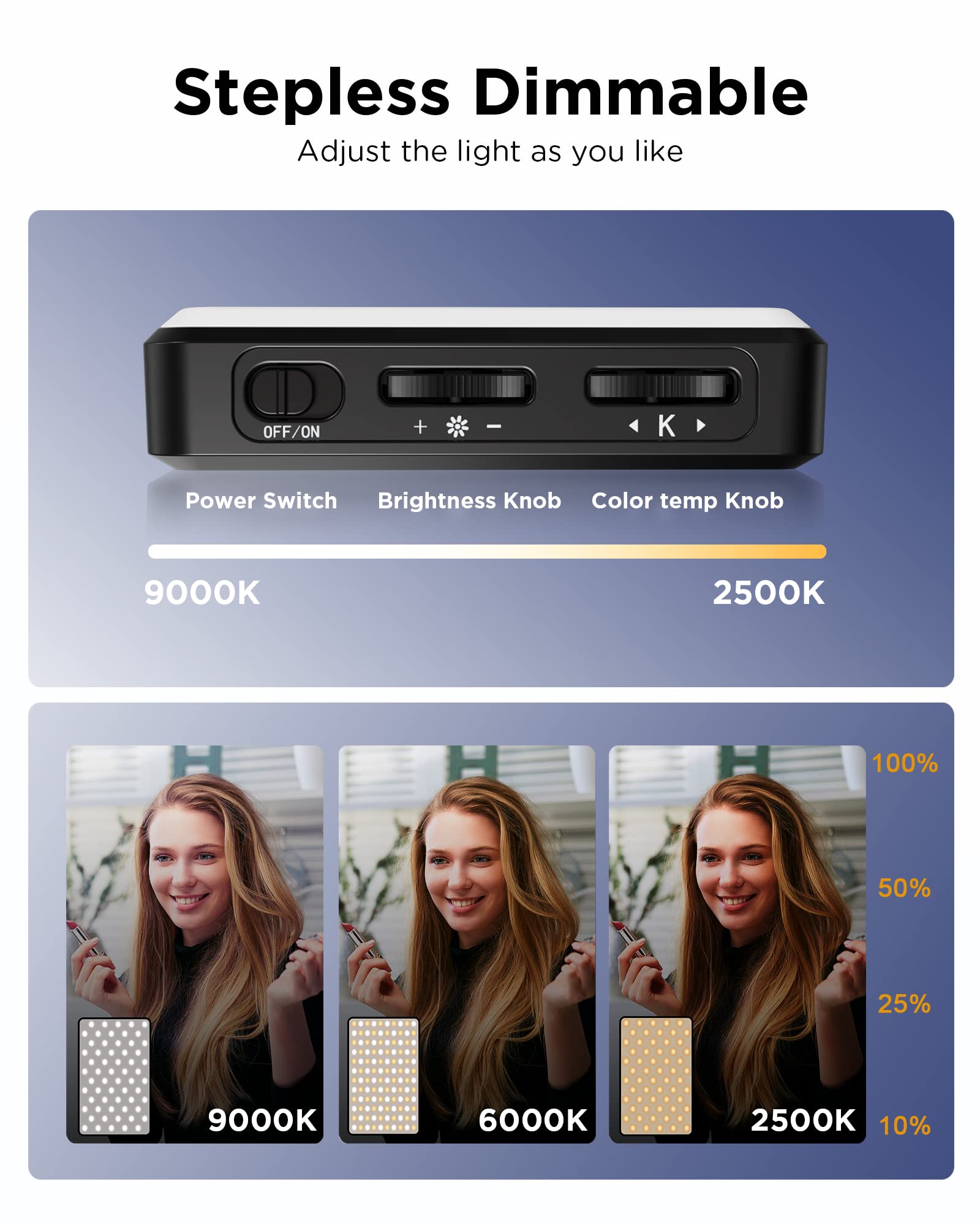 LED Selfie Light 3000Mah 120 L - Photography Lighting Overhead review and price