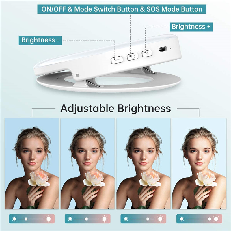 Portable LED Clip Ring Light 4 - Photography Lighting Overhead review and price