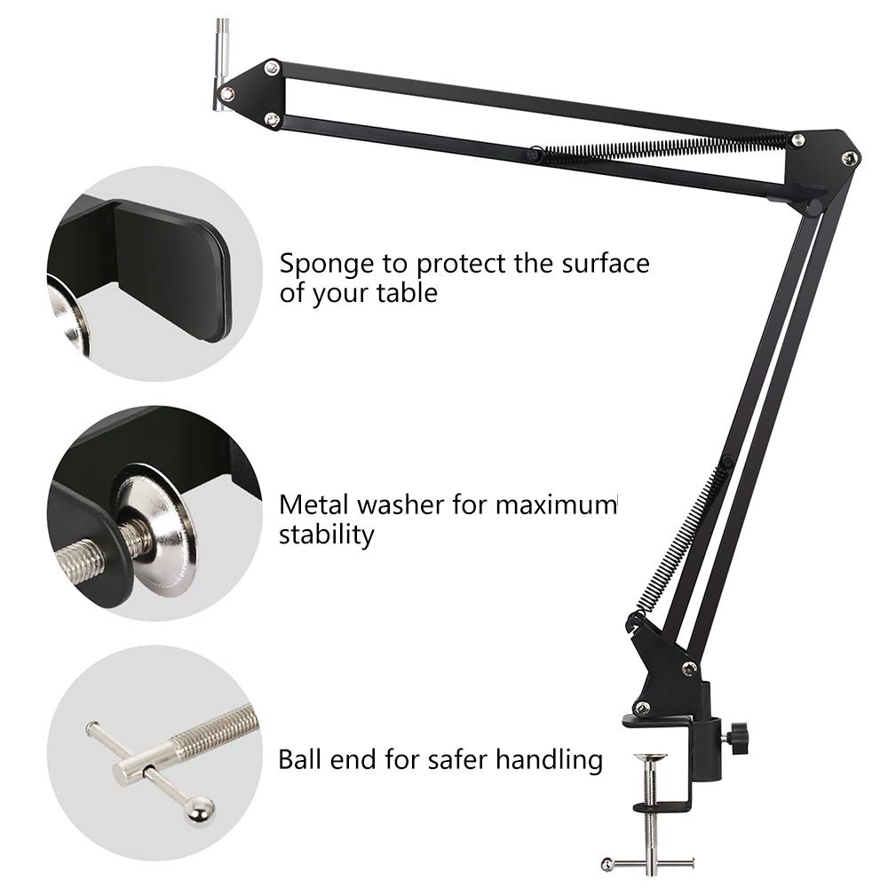 NB 35 Microphone Suspension Ar - Boom Arm Stand review and price