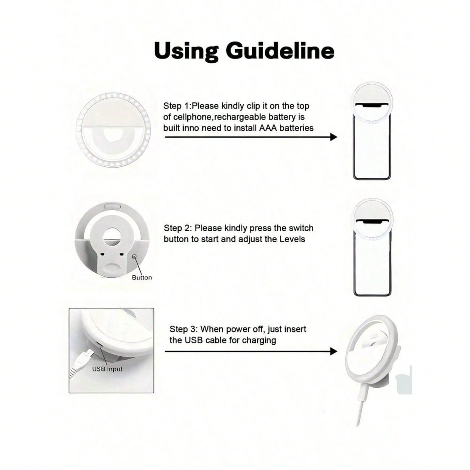 Flash sale 1pc Portable LED Se - Photography Lighting Overhead review and price