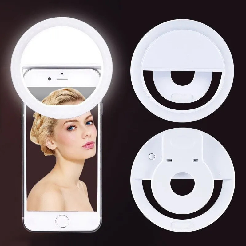 USB Rechargeable LED Selfie Ri - Photography Lighting Overhead review and price