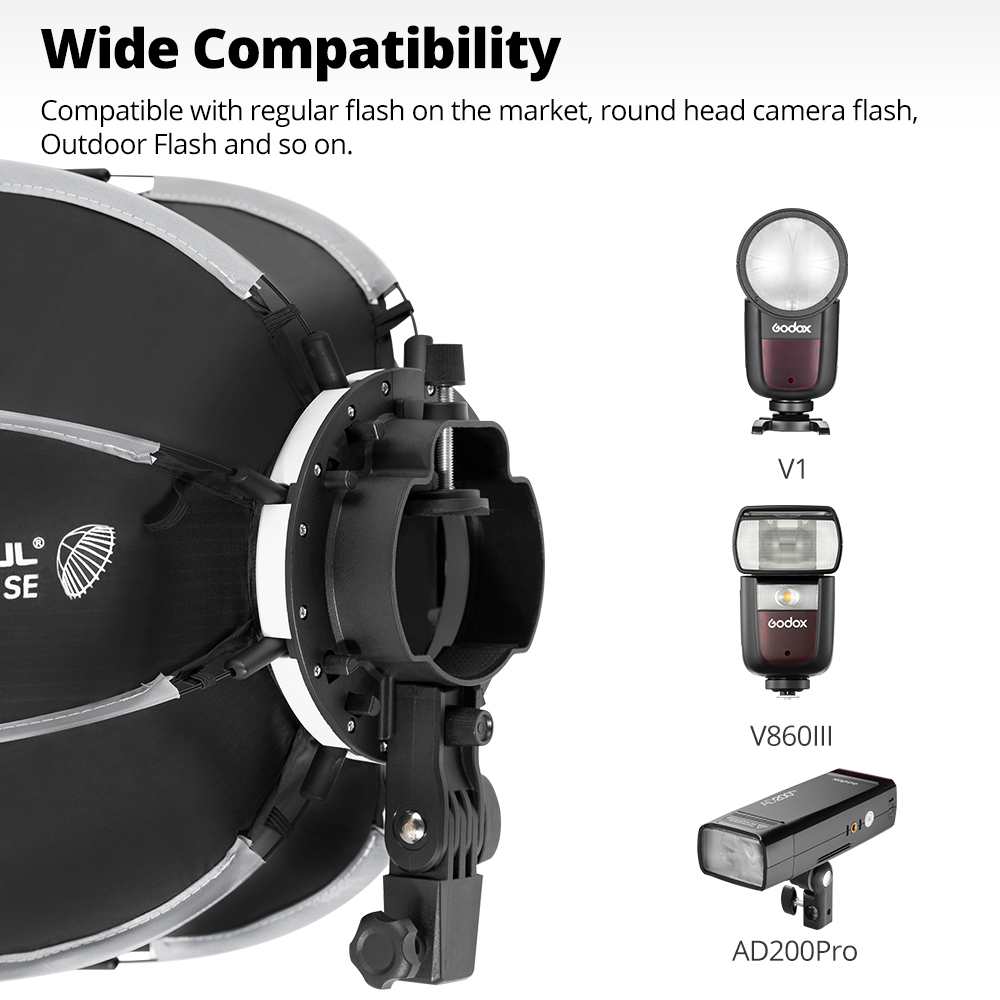 AMBITFUL PF30/PF40 30cm /40cm  - Godox Speedlite Flash review and price