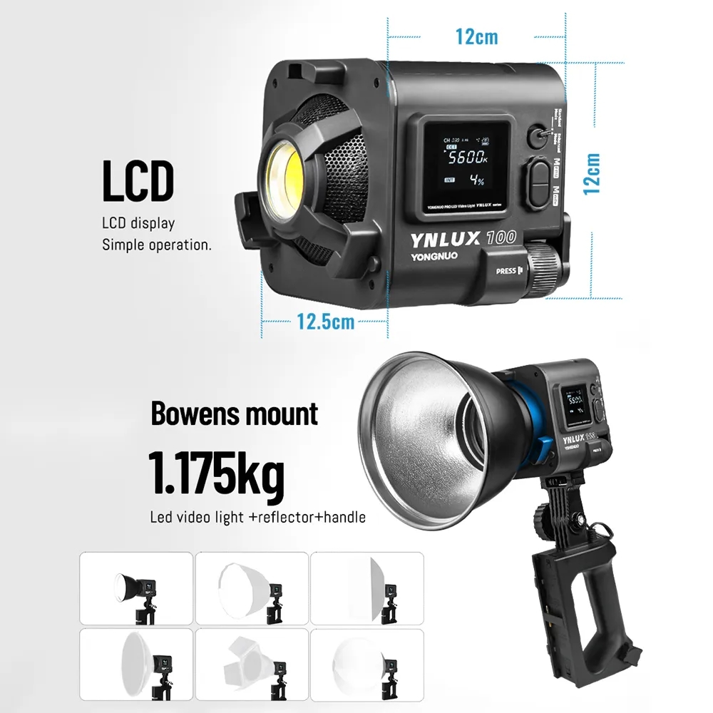YONGNUO YNLUX100 100W 3200K-56 - Photography Lighting Studio review and price
