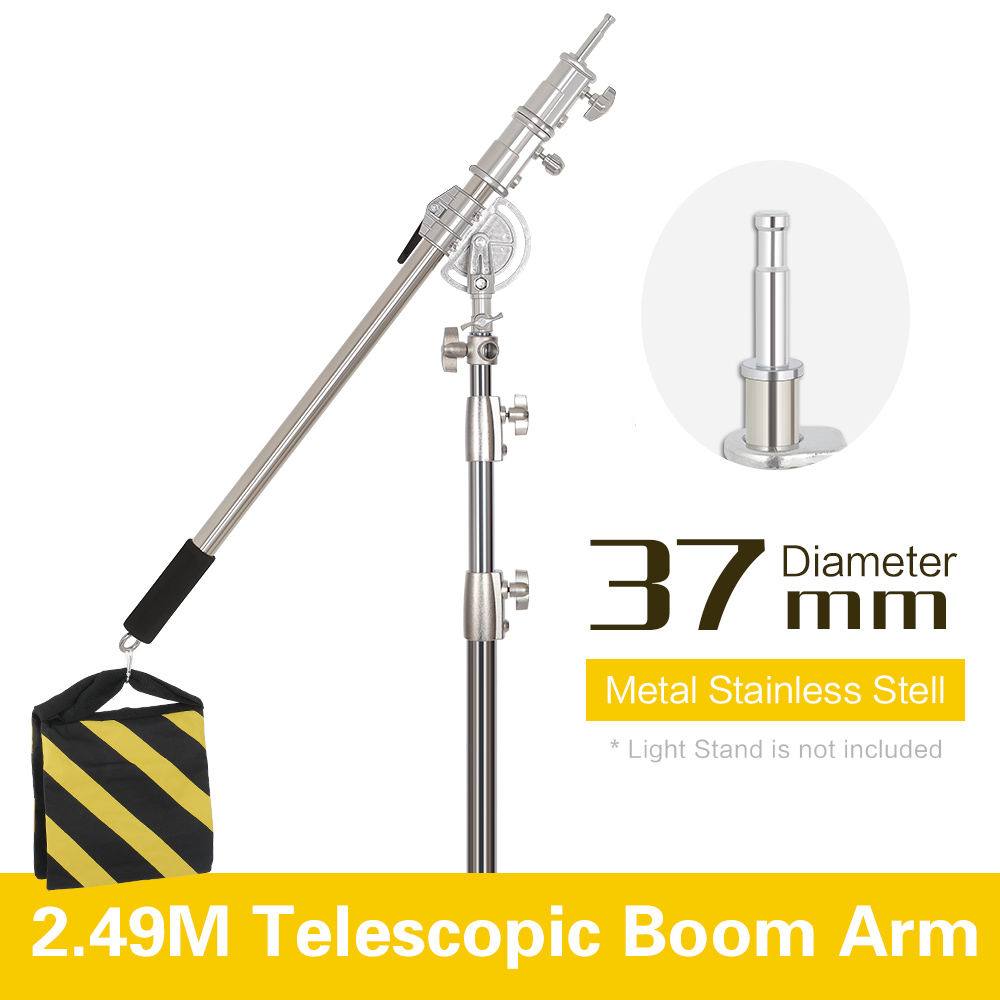 2.49M Length Cross Arm Stainle - Boom Arm Stand review and price