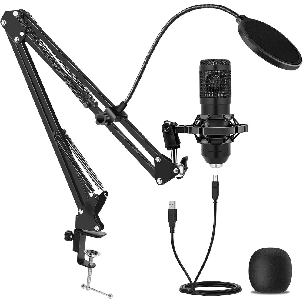 Condenser Microphone Kit with  - Boom Arm Stand review and price