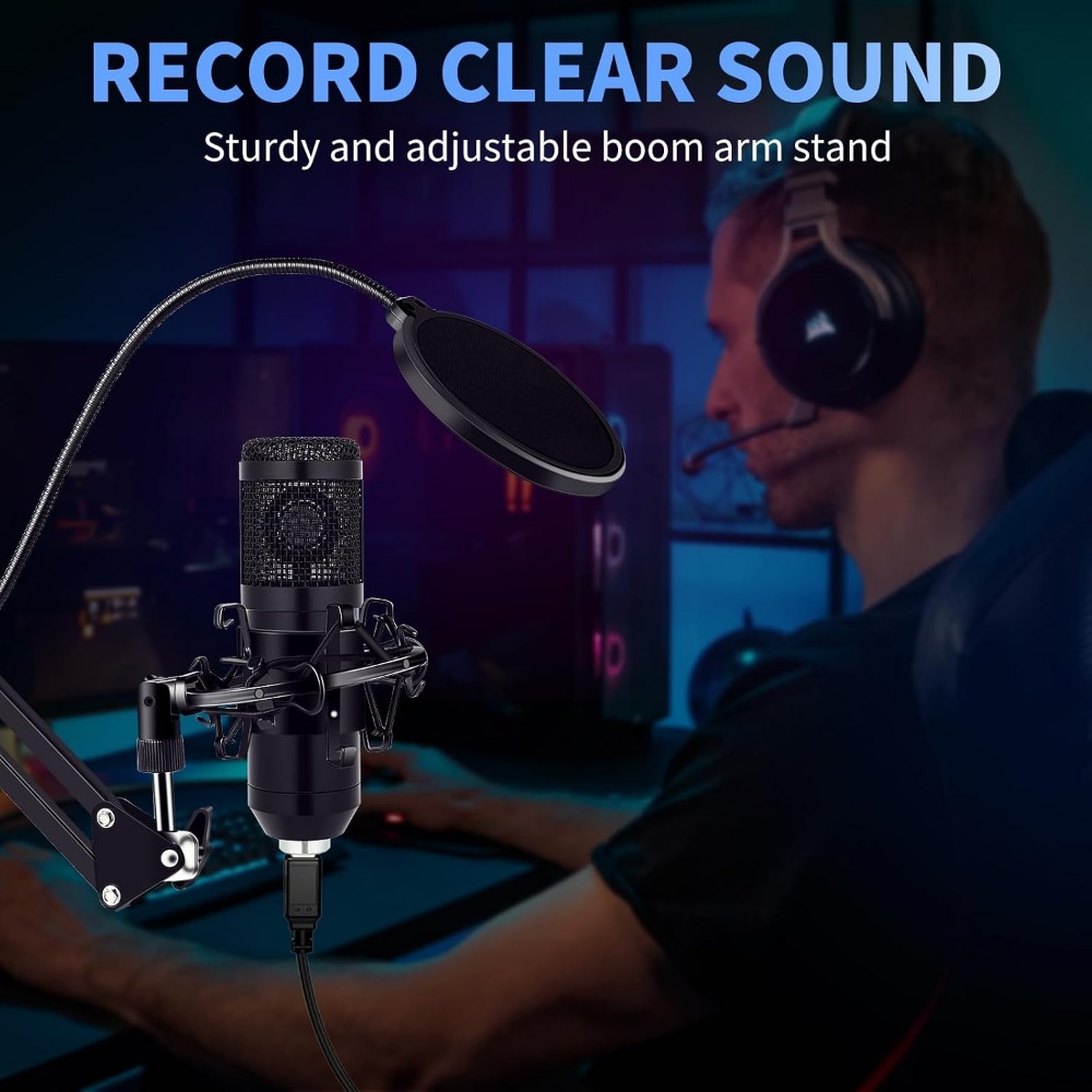 Condenser Microphone Kit with  - Boom Arm Stand review and price