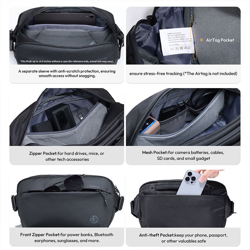 Ulanzi PB038 Travel Sling Bag  - Photography Lighting Outdoor review and price
