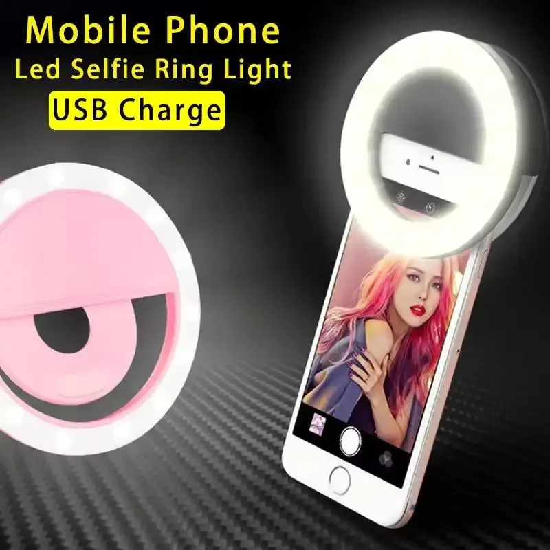 Clip-On LED Selfie Ring Light, - Photography Lighting Overhead review and price