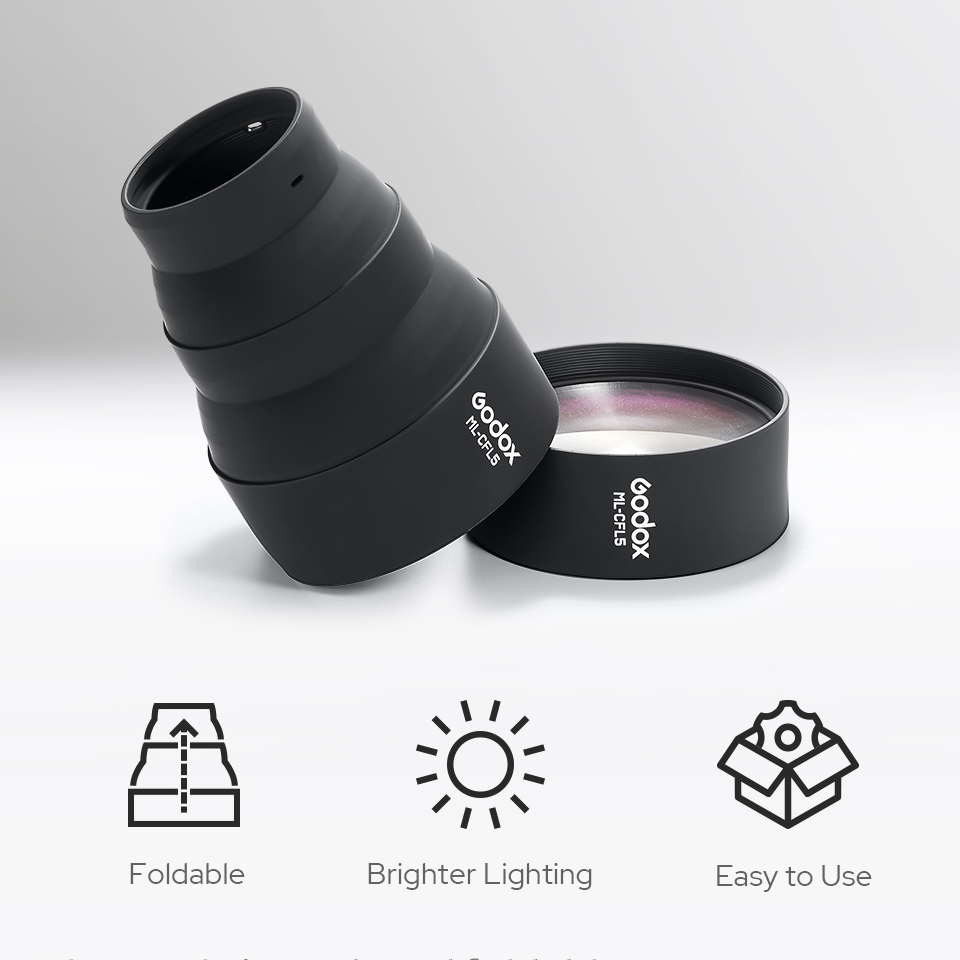Godox ML-CFL5 Collapsible Fres - Fresnel Lens Attachment review and price