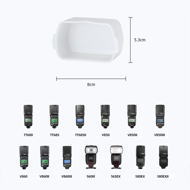 Flash Diffuser Dome Bounce Fit - Godox Speedlite Flash review and price