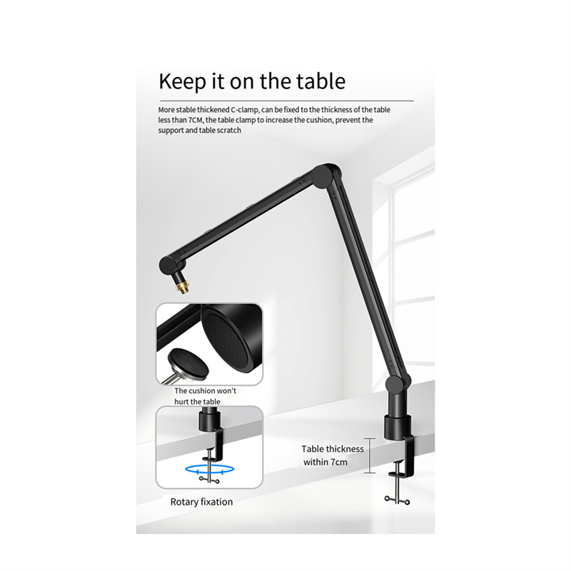 SYDS 360 Degree Adjustable Mic - Boom Arm Stand review and price