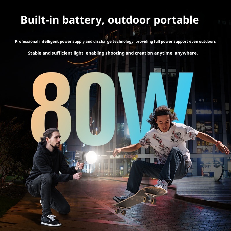 ZGRL80 80W COB LED Video Light - Photography Lighting Outdoor review and price