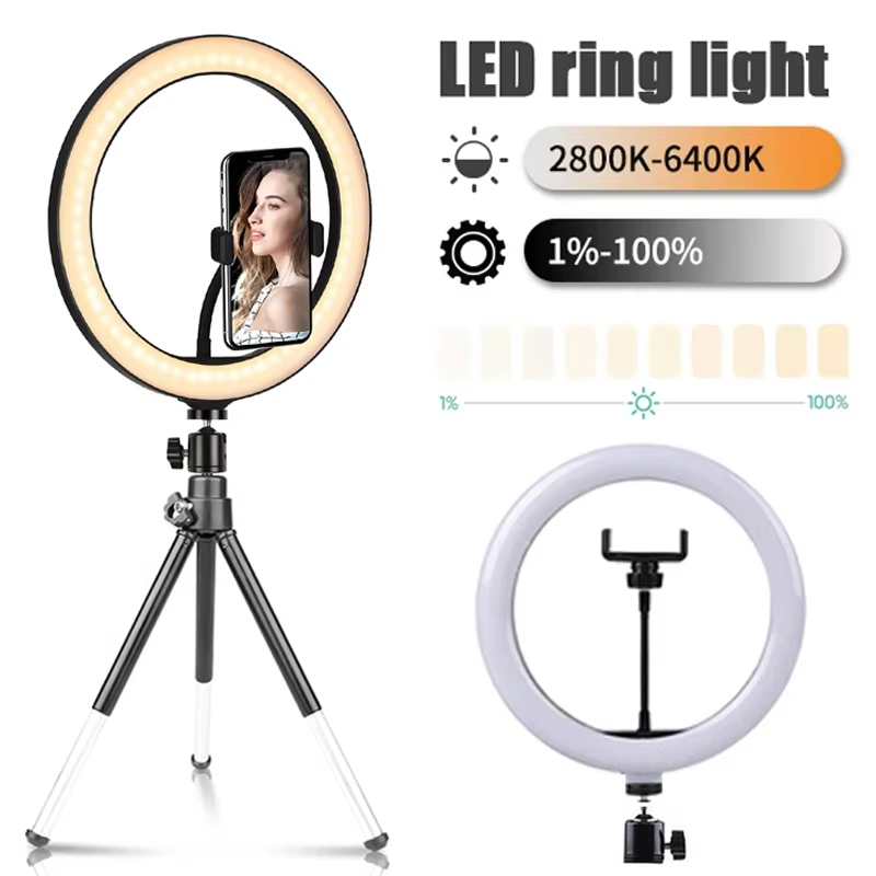 10 inch Selfie Ring Light Phot - Photography Lighting Overhead review and price