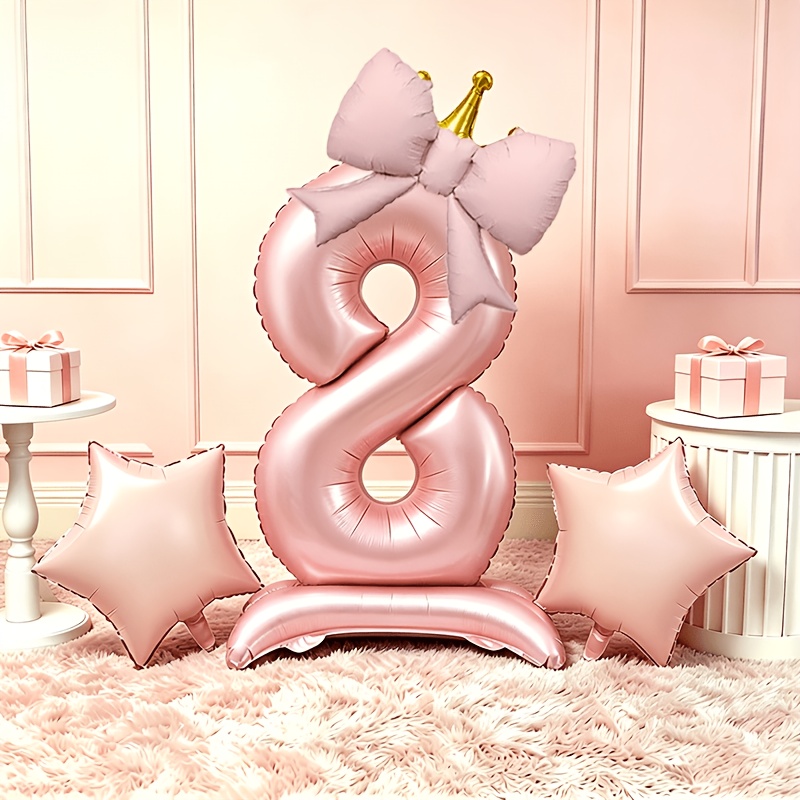 Light Luxury Pink 3D Balloons  - Photography Lighting For Products review and price