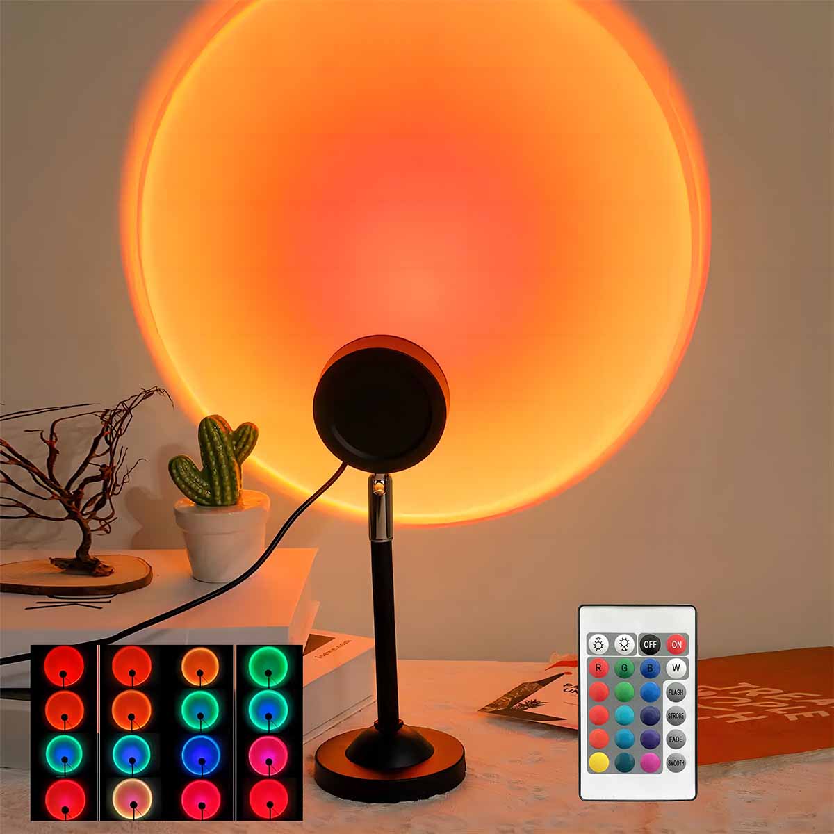 Sunset Projection Light Remote - Photography Lighting Setup review and price