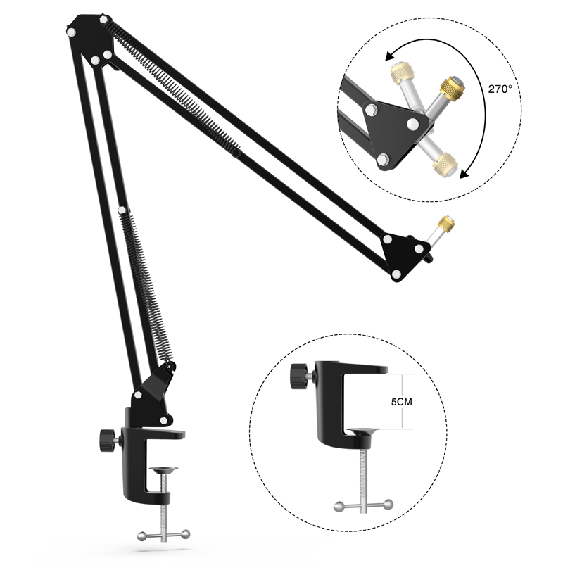 FIFINE Adjustable Microphone S - Boom Arm Stand review and price