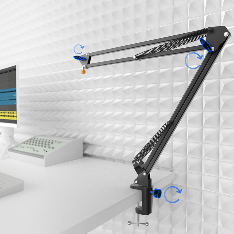 FIFINE Adjustable Microphone S - Boom Arm Stand review and price