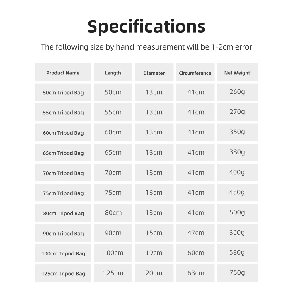 55/60/65/70/75/80/100/125cm Pa - Stand Lighting Photography review and price