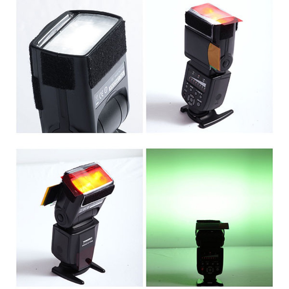 12 Colors Camera Flash Gels Li - Photography Lighting For Products review and price