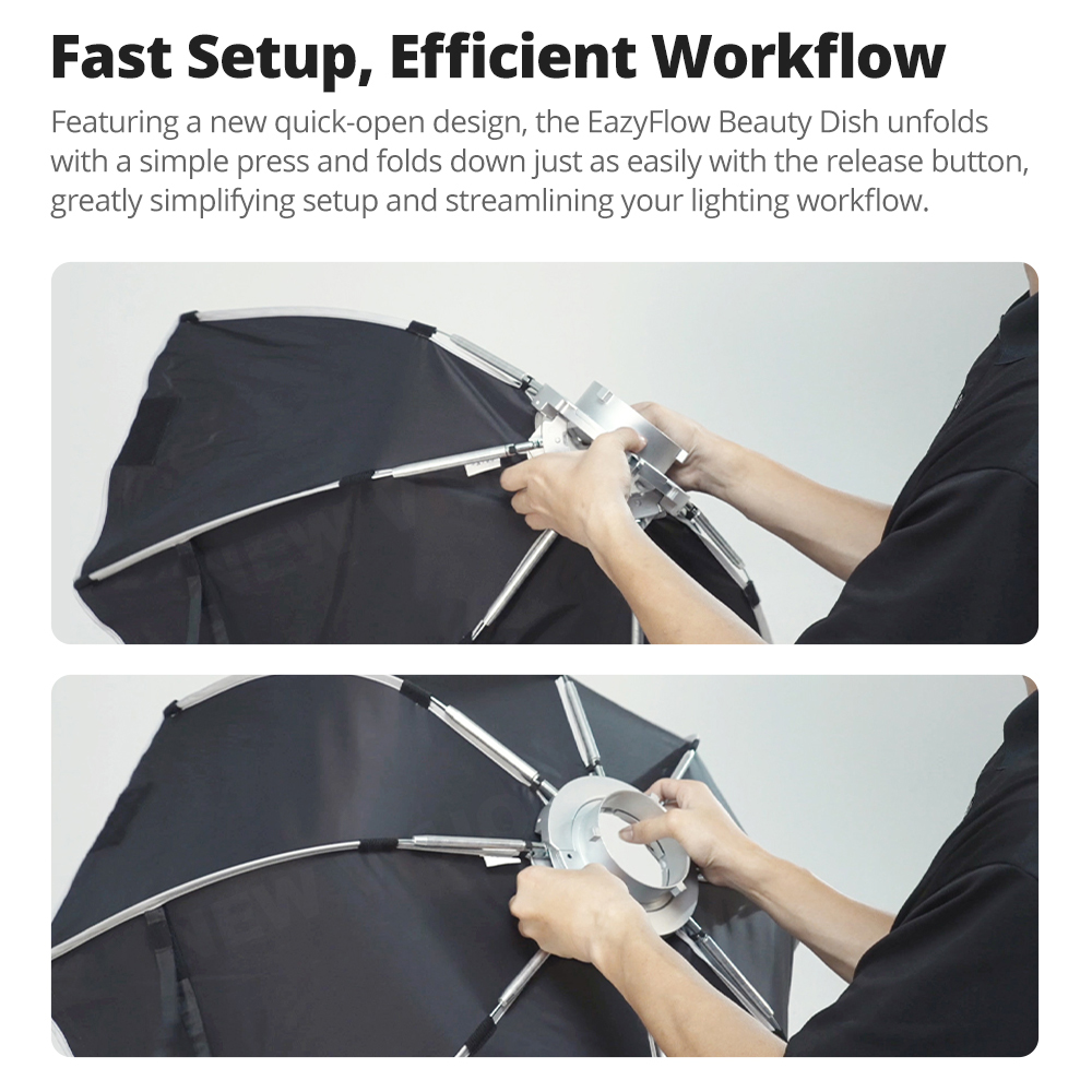 New Godox EazyFlow Beauty Dish - Photography Lighting For Products review and price