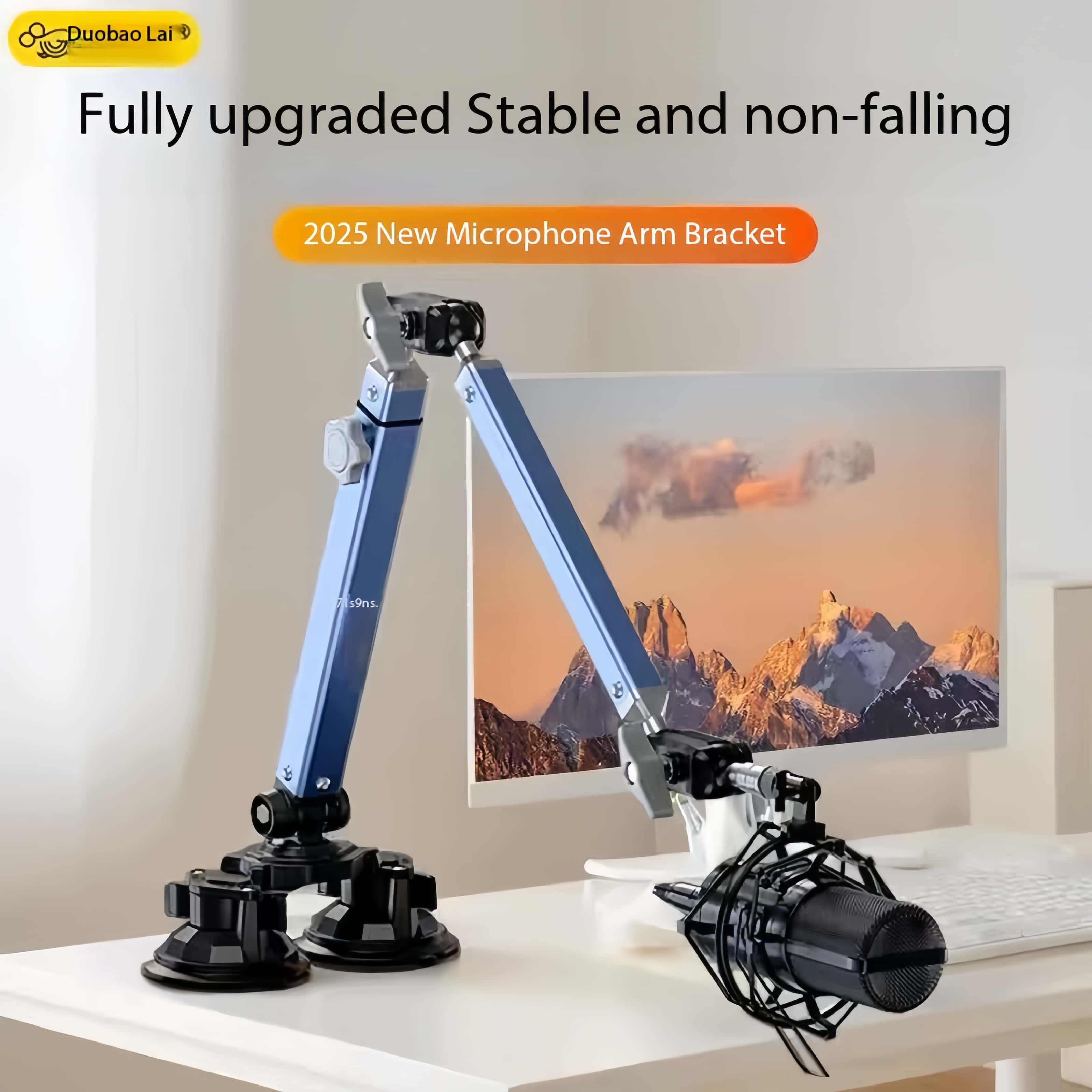 Professional Dual Suction Cup  - Boom Arm Stand review and price