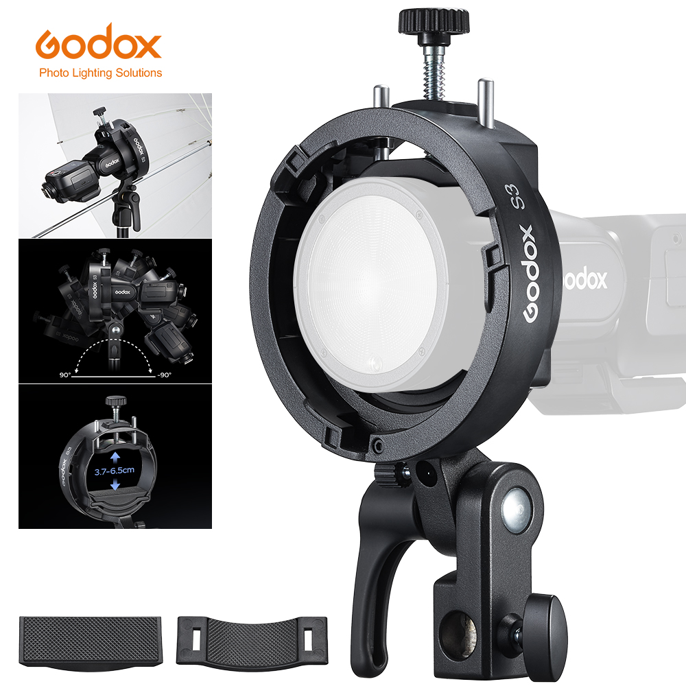 GODOX S3 Flash Bracket Speedli - Godox Speedlite Flash review and price