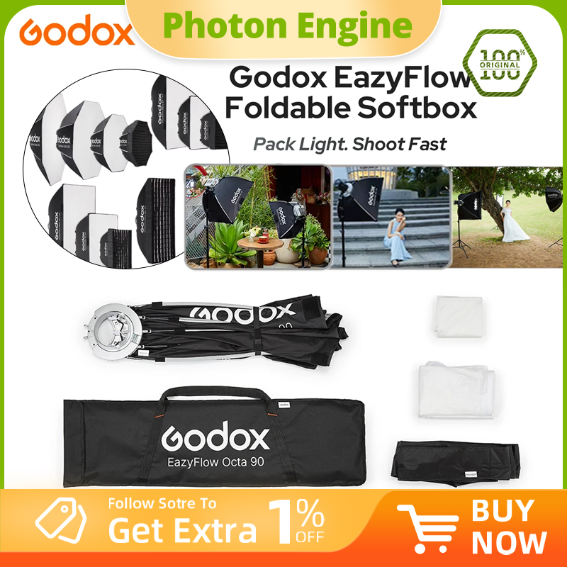 Godox EazyFlow series Foldable - Photography Lighting Setup review and price