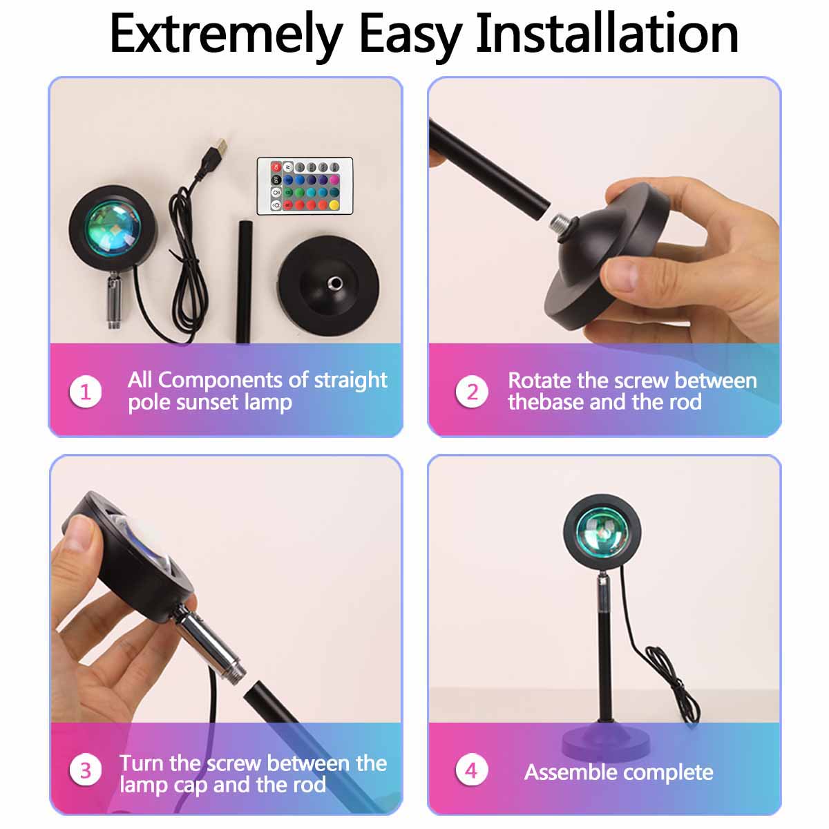 Sunset Projection Light Remote - Photography Lighting Setup review and price